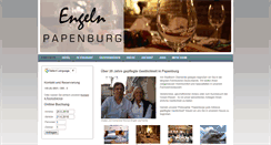 Desktop Screenshot of hotel-engeln.de