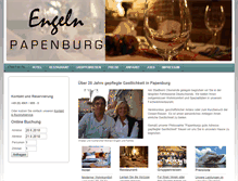 Tablet Screenshot of hotel-engeln.de